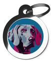 Weimaraner Pop Art Dog Identity Disc