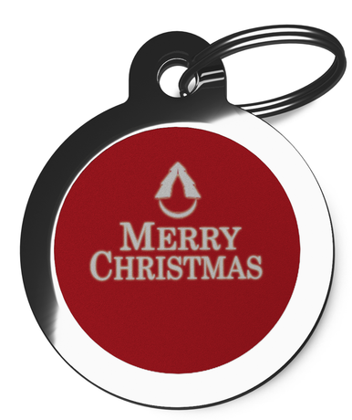 Merry Christmas Pet Tag