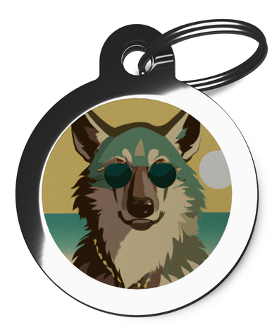 Wolfdog Summer Lovin' Pet ID Disc