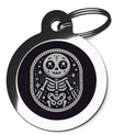 Fun Halloween Skeleton Pet Tag 