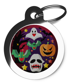 Ghost and Ghouls Pet ID Tag
