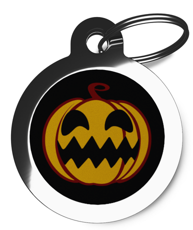 Halloween Pumpkin ID Tag for Dogs
