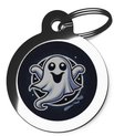 Scary Ghost Dog Dog Tag 