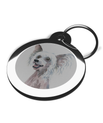 Chinese Crested Portrait Pet Identity Disc