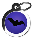 Spooky Bat Dog ID Tag