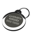 Exempt and Loved Dog Collar Tag 