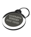 Exempt and Loved Dog Collar Tag