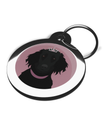 Princess Flat Coated Retriever Pet Tag for Dogs