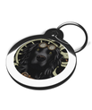 Flat Coated Retriever Steampunk Pet Name Tag