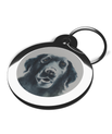 Flat Coated Retriever Portrait Pet Identity Disc