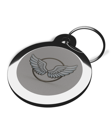 Angelic Wings Custom Pet ID Tag