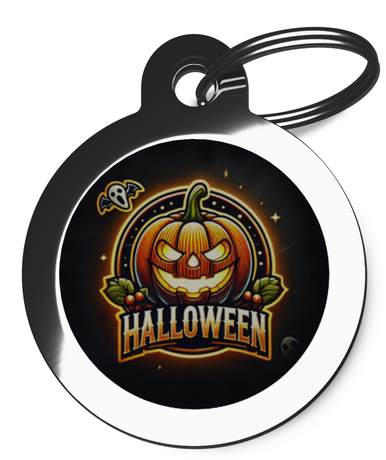 Pumpkin Pet Tag