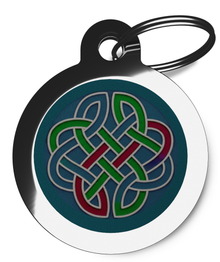 Celtic Eternity Knot Custom Pet ID Tag