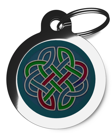 Celtic Eternity Knot Custom Pet ID Tag
