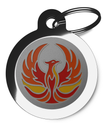 Phoenix Rising Personalised Dog Tag