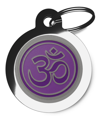 Zen Spirit Om Personalised Tag for Dogs