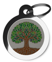 Ancestral Roots Tree of Life Personalised Tag for Dogs