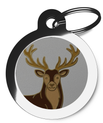 Majestic Stag Personalised Tag for Dogs