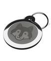 Spirit Wolf Personalised Dog ID Tags