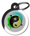 Yin Yang 5 Dog Tags for Dogs