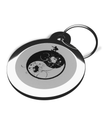 Cute Yin Yang 3 Pet Tag