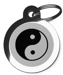 Yin Yang 1 Dog ID Tag