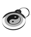 Yin Yang 1 Dog ID Tag