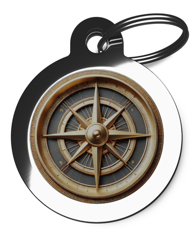 Compass Pet Tag
