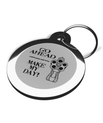 Go Ahead, Make My Day Pet Identification Tag 