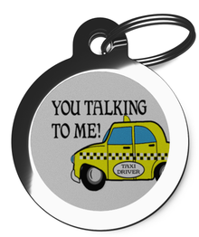 You Talking to Me Emblem Dog Dog Tag