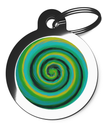 Cute Lazy Green Pet Tag