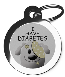 I Have Diabetes 2 Pet Tag