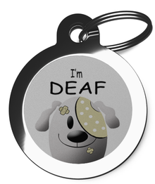 I'm Deaf 2 Dog ID Tag