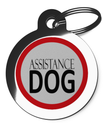 Assistance Dog Pet ID Tag