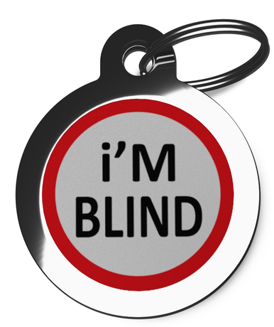 I'm Blind Medical Dog ID Tag