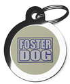 Blue Foster Dog ID Tag