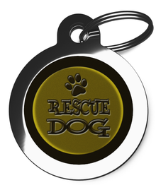 Rescue Dog Tag for Dogs