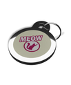 Yellow Meow Cat Tag