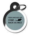 Blue People Who Cat ID Tags