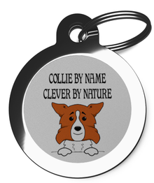 Cute Clever By Nature 1 Pet ID Tag