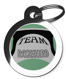 Team Dachshund Dog Dog Tag