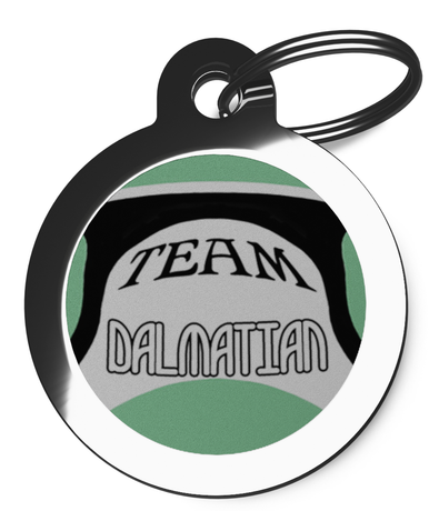 Team Dalmatian Dog Name Tag