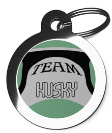 Team Husky Dog Tag for Dogs