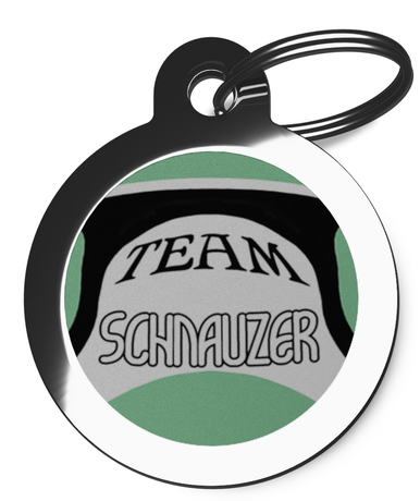 Team Schnauzer Dog Tag for Dogs