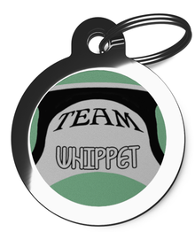 Team Whippet Dog Dog Tag