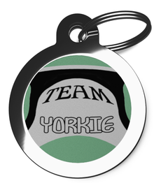 Team Yorkie Tag for Dogs