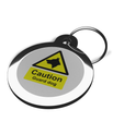 Caution Guard Dog Identification Tag