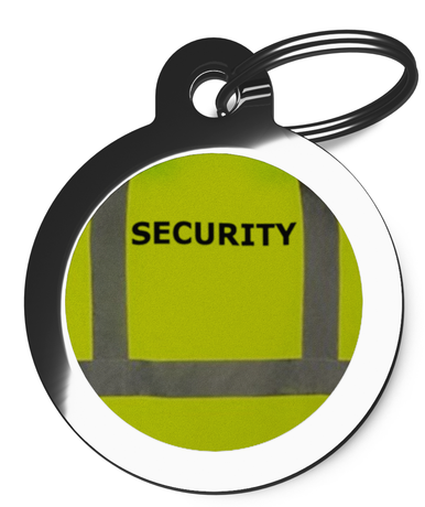 Security Vest Dog Identification Tag