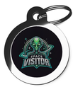 Space Visitor 2 Dog Dog Tag