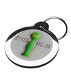 Space Visitor Dog ID Tag